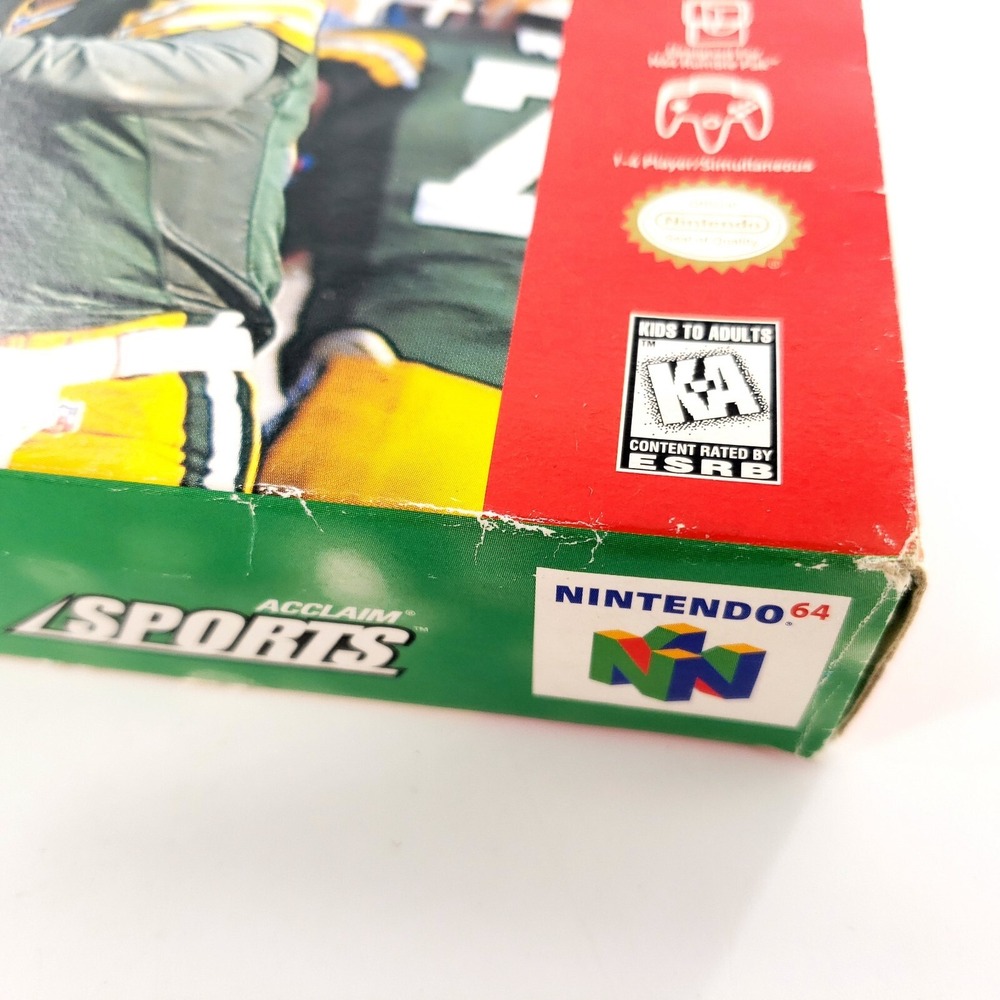 NFL Quarterback Club 98 (Nintendo 64, 1997) Authentic Complete Tested & Works - Picture 13 of 16